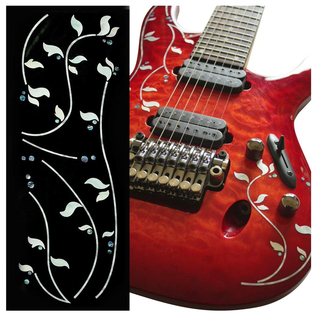 Jockomo Ibanez J.Custom Vine Inlay Stickers for Guitars and Basses