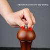 5/8 Inch Salt and Pepper Grinder Wooden Spice Pepper Mill with Adjustable Ceramic Grinder Salt Spice Shaker Kitchen Cooking Tool
