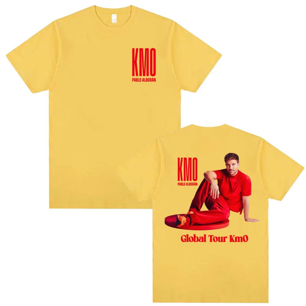 Pablo Alborn Global Tour Kmo Graphic T Shirt Unisexs Clothing Harajuku High Street Tshirts Cotton YK Short Sleeve Top