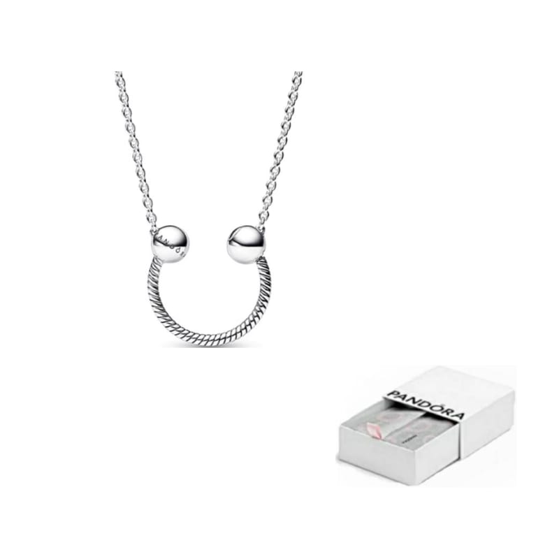 Pandora 925 Sterling Silver Necklaces Women's Silver 392747C00