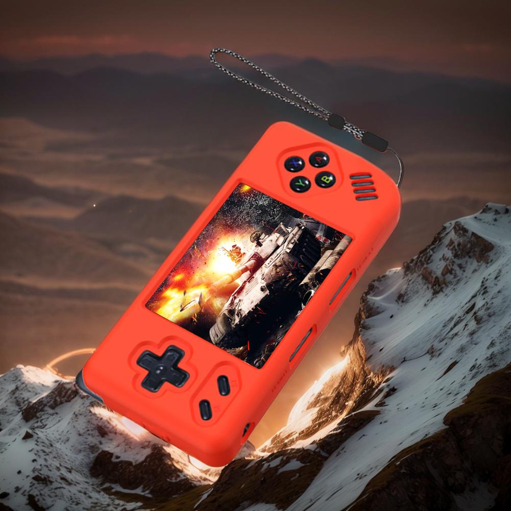 Силиконовый защитный чехол с мягким шнурком, защитный чехол для портативной игровой консоли ANBERNIC RG28XX 2,83 дюйма