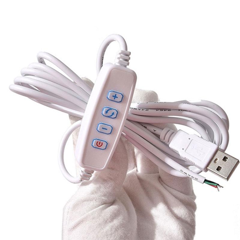 Светодиодный диммер-удлинитель DC5V, Удлинительный кабель для регулировки яркости и подбора цвета, Контроллеры диммирования для светодиодного освещения, светодиодной ленты
