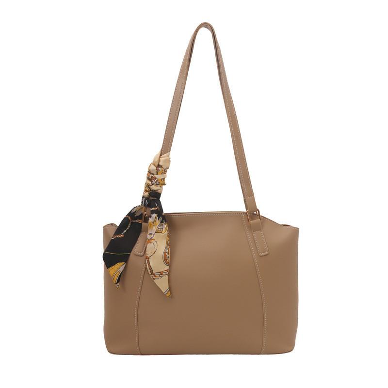 Womens Large Capacity Pu Tote Bag With Zipper Closure For Daily Commuting And Work