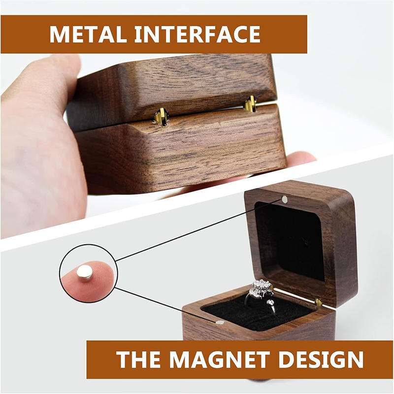 Wood Jewelry box wedding ring box Earring Rings Box Jewelry Organizer Box Luxury jewelry gift packaging Box Bracelet package