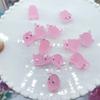 6 шт. DIY Садовые Декоры Милые Светящиеся Миниатюрные Фигурки Свинок Топперы для Торта