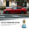 52Mm Mechanical Oil Pressure Gauge 12V for Automotive Vehicles Oil Pressure Monitoring Precise Readings Easy Installation