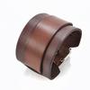 Unisex Leather Bracelet Wide Cuff Punk Rock Bohemian Style Geometric Design Men Women Jewelry Accessory