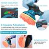 Cordless  Car Polisher 6 Gears of Speeds Adjustable Electric Auto Polishing Machine Multifunctional Home Cleaning Metal Waxing Wood Sanding Rust