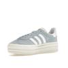 Adidas Женские кроссовки Gazelle Bold Clear Sky Синие облака-белые золотисто-металлические ID6991