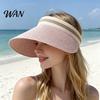 Straw Sun Hat Summer Foldable Hat, Breathable Braided Portable UV Protection for Beach Travel Hiking Headwear