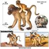 Large Red Orangutan Monkey Model - Cognitive Children's Zoo Gift