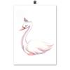 Pink Ballet Girl Swan Butterfly Rainbow Name Custom Wall Art Canvas Painting Posters And Prints Picture For Baby Kids Room Decor