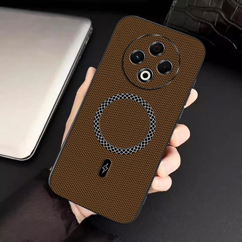 Biruiqu Tecno Spark 30 Новый Ультратонкий Магнитный Кожаный Ударопоглощающий Защитный Чехол для Телефона