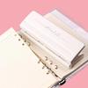 1 Pcs Paper Hole Punch 6-hole Adjustable Color Single-page Scrapbook Office Stationery Metal Loose-leaf Hole Punch