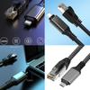 Высокоскоростной USB Type C - RJ45 Gigabit Ethernet адаптер сетевой кабель 1000 Мбит/с разъем для офиса и развлечений