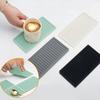 2 Piece Silicone Counter Top Drying Mat Non-Slip Insulated Mat Dish Draining Mat  Pot