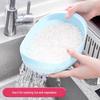Rice Washing Colander: Fine Mesh Basin for Washing Rice, Fruits, and Vegetables with Easy Drainage.