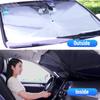 Автомобильный солнцезащитный козырек, зонт на лобовое стекло, передний козырек от солнца, складной летний зонт с защитой от ультрафиолета, автокресло, теплоизоляция автомобиля