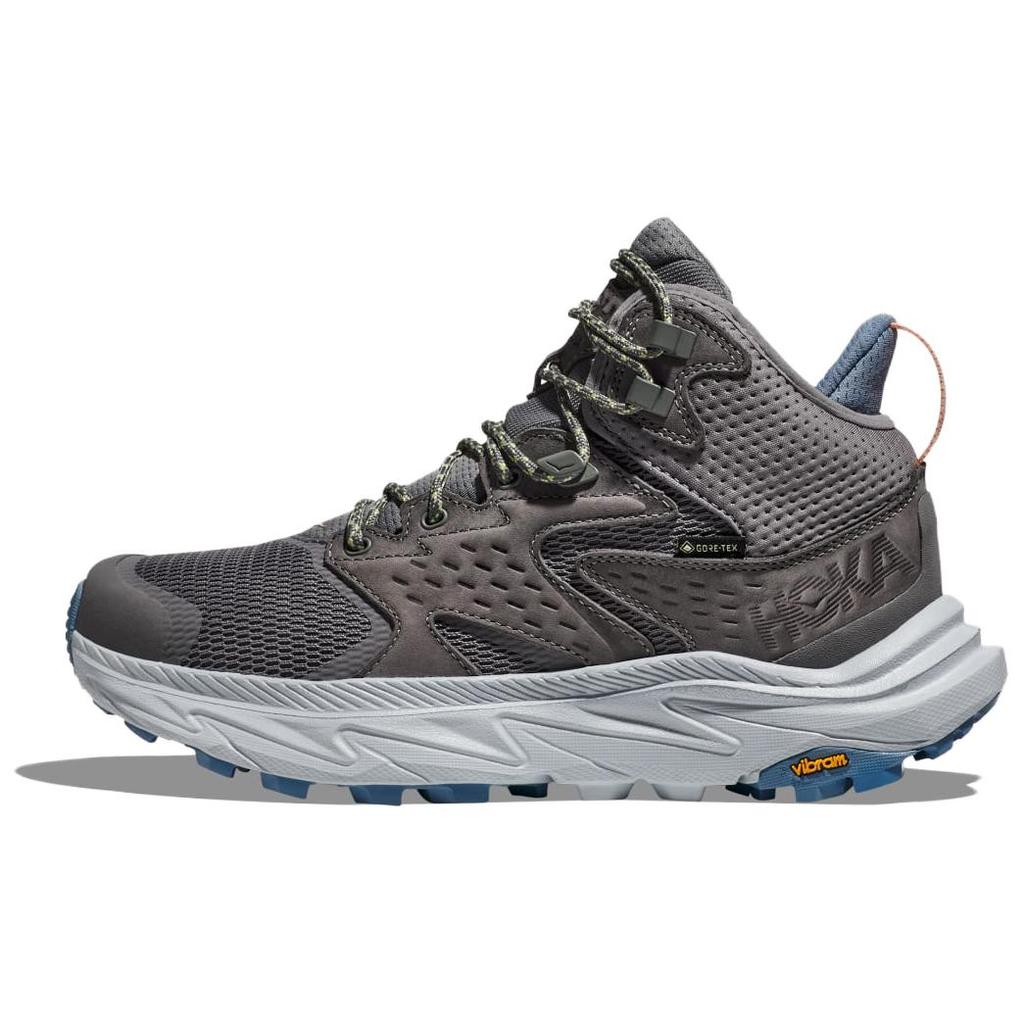 HOKA One One Anacapa 2 Gore-Tex Comfortable Non-Slip Mid-Top Hiking Shoes Women Hiking Shoes Gray 1142831-ATRL