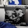 Подушка L-Linkin P-Park Крутая Персонализированная Чехол от Пыли Спальня Дети Вечеринка Украшение Наволочка День Рождения Детский Подарок