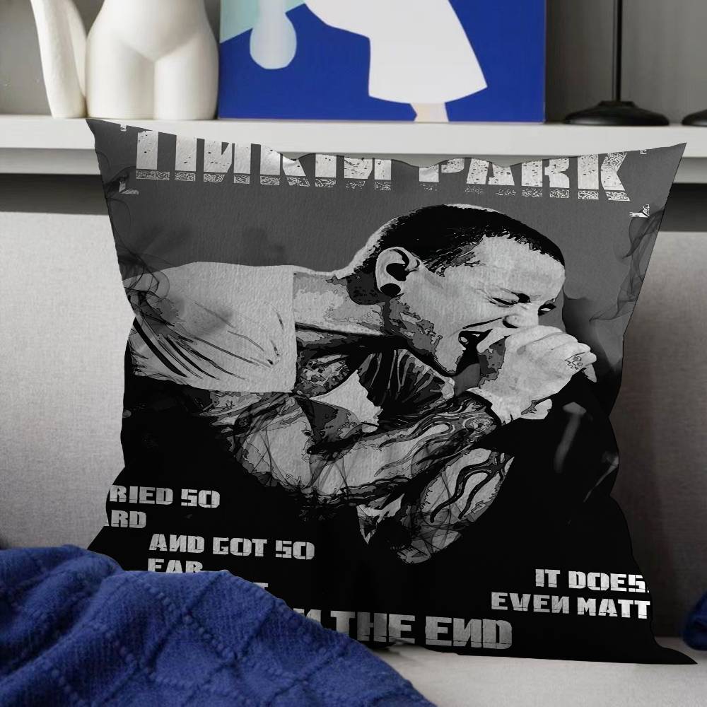 Подушка L-Linkin P-Park Крутая Персонализированная Чехол от Пыли Спальня Дети Вечеринка Украшение Наволочка День Рождения Детский Подарок
