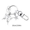 Butterfly Star Keyring Delicate Butterfly Keyrings Fashion Accessory Stylish Butterfly Key Holder Perfect for Key Bag