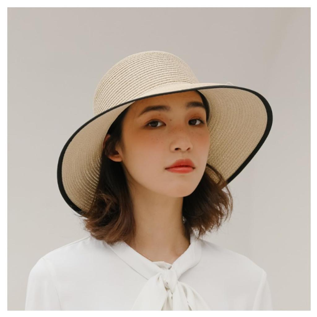Sun UV Ribbon UV Sun Small Straw Hat Free [DIVA Rose] Women's Hat, Protection, Protection, Straw, Cute, Stylish, Lightweight, Hat, Hat, Protection,
