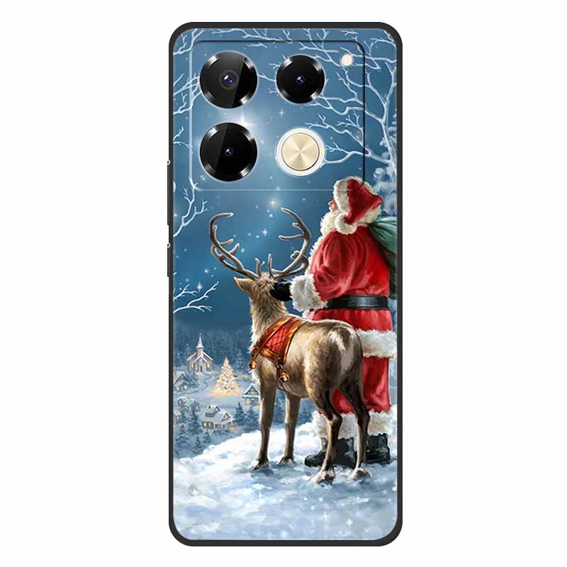 2024 Christmas Phone Cases For Infinix Note 40 Pro 4G 5G Cases Soft TPU Silicone For Note 30 4G 5G Infinix Note 40Pro 30Pro 4G