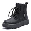 Модные женские ботинки на платформе Marterns Boot Осень-зима Высокие ботинки для улицы Зимние ботильоны Женские толстые ковбойские ботинки Женская обувь