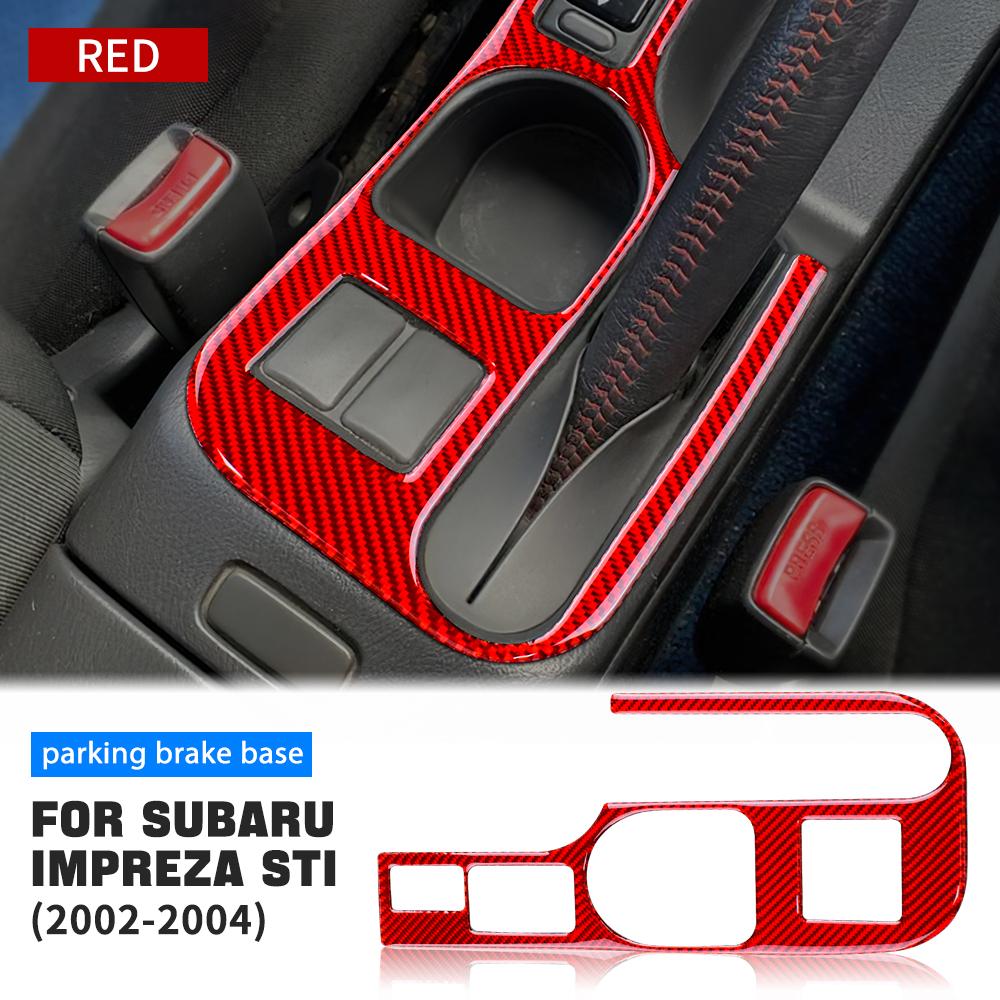 Carbon Fiber Style Interior Sticker Trim for Subaru Impreza STI 2002 2003 2004 Central Control Multimedia Panel