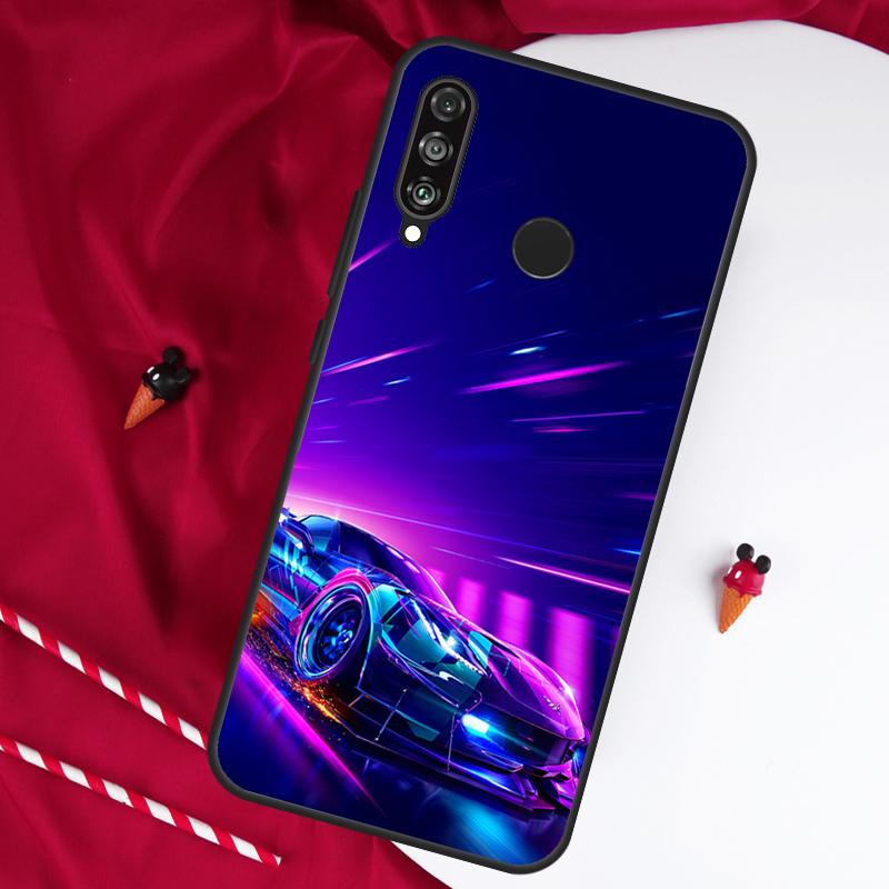 Чехол для телефона Huawei Nova 12s 11i 12i 10 9 SE 5T Y91 Y90 Y60 Y70 Y72 Y61 P20 P40 P30 Lite P60 Pro с рисунком «Гонщик»