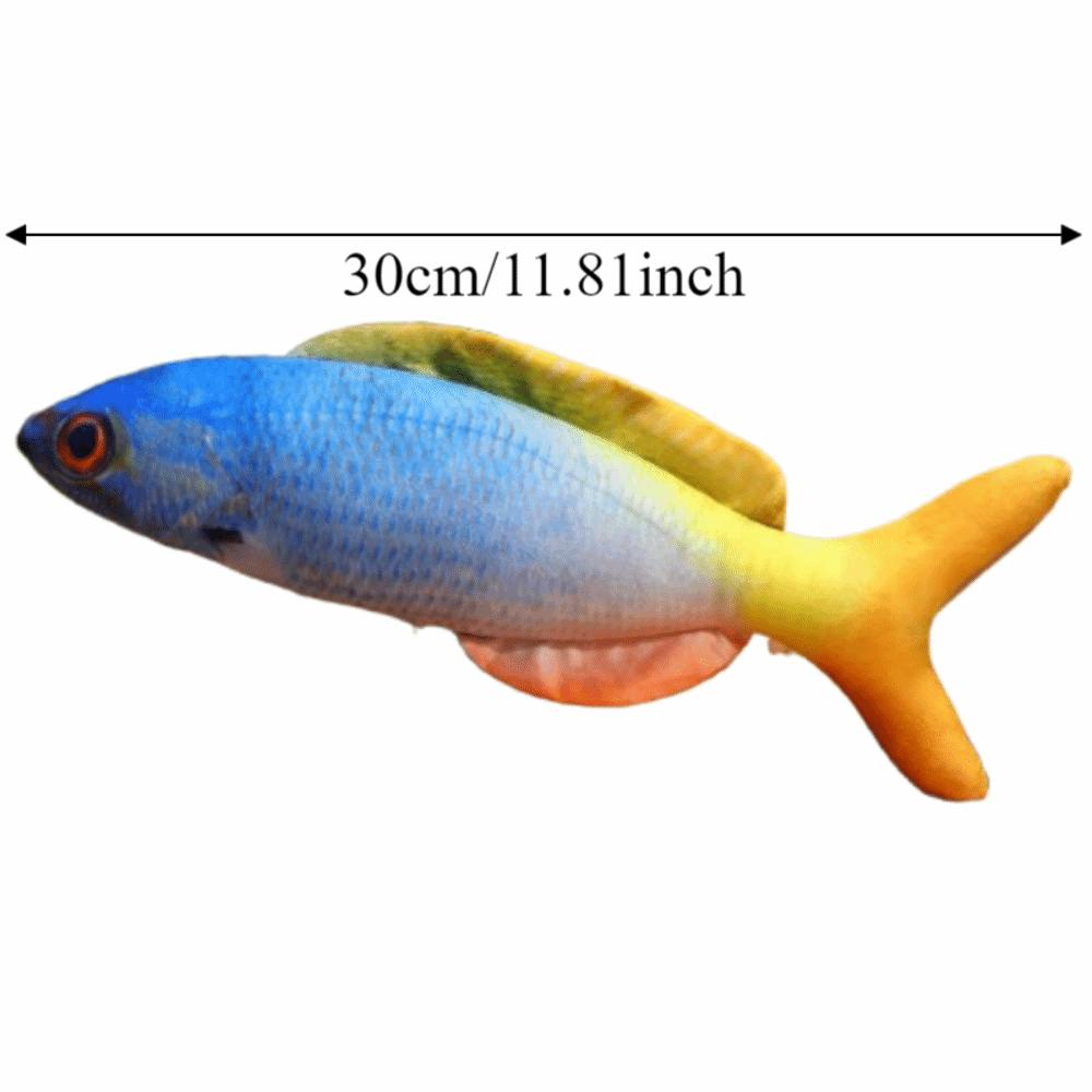 Cartoon Simulated Sea Fish Pillow Hugging Pillows Fish Anime Pillow Dolls Toy for Little Kids