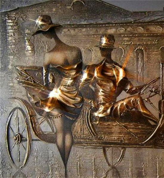 RUOPOTY Рамка «сделай сам», краска по номерам, любовник, рисунок на холсте, картина маслом по номерам, наборы фигурок, ручная роспись, уникальные подарки