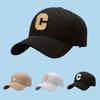 2 шт. Спортивная бейсболка с вышивкой C, удобная и универсальная бейсболка для семейного отдыха на весну и лето