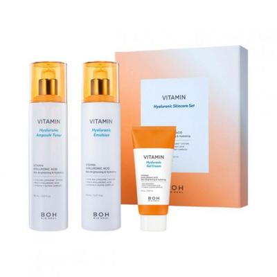 BIOHEAL BOH Витаминный гиалуроновый ампульный тонер и эмульсия, набор из 2 штук (Гель-крем 30мл)