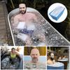 Форма для льда Очень большая Коробка для льда Большая Силиконовая коробка с крышкой Коробка для льда 8 фунтов Форма для кубиков льда Можно мыть в посудомоечной машине Охладитель для ледяной ванны
