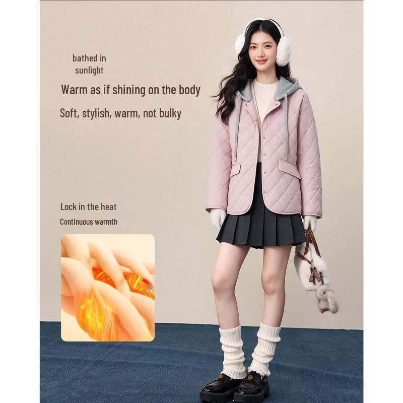 Зимняя стеганая куртка с капюшоном Shangjing Graphene Tech-Cotton Layered