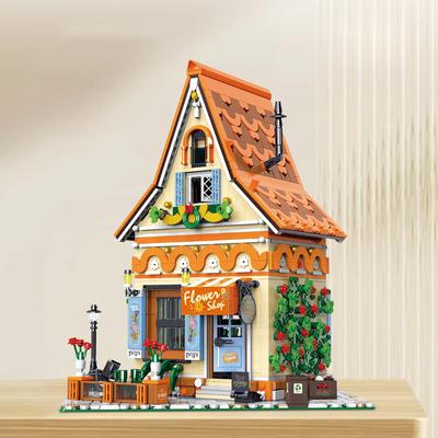 2657PCS Magic Flower Workshop Building Blocks Creative City Street Building Model Кирпичи Детские DIY Игрушки Подарок на день рождения