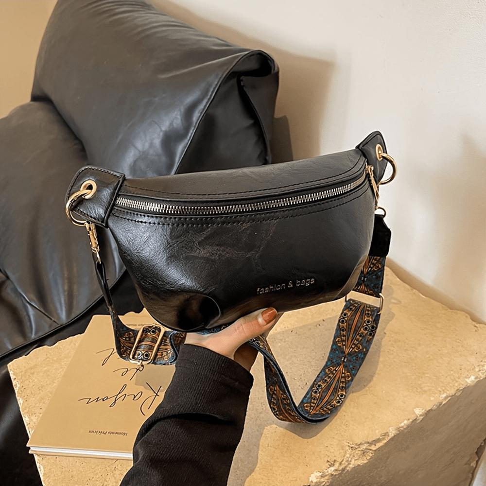 Сумки Женские Универсальная Новая Широкая Сумка на Плечо Crossbody Женская Сумка на Грудь Поясная Сумка
