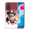 Lovely Puppy Heart Dogs Phone Case For Xiaomi Redmi Note 15 14 13 12S 12 Pro Plus 11S 11E 11 11T 10S 10 Art Soft Pattern Cover R