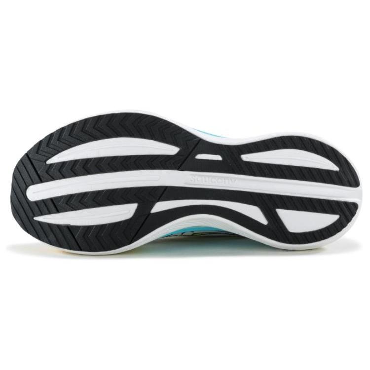 Saucony Tide Mesh, Textile Cushioning Abrasion Resistant Rebound Low top Casual Running Shoes Unisex White Blue S28195-1