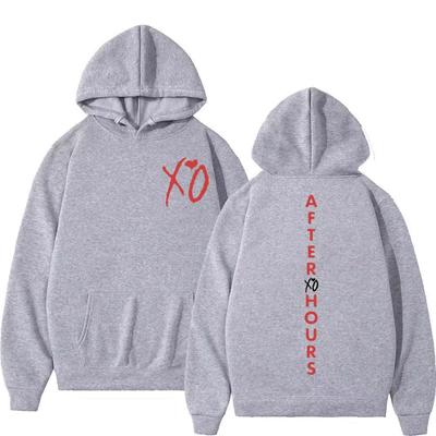 Осенне-зимнее худи с принтом музыкального альбома Weeknd XO, модный мужской и женский пуловер, ретро теплое худи-толстовка