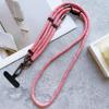 8mm Thick Phone Lanyard Adjustable Crossbody Rope Charm with Tether Tab,Total Length: 140cm