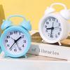 1 шт., украшение для дома, мини-будильник, креативный кварцевый круглый будильник, портативные настольные украшения