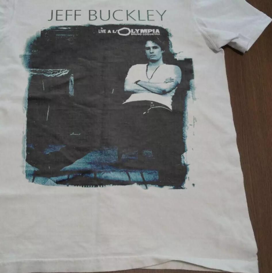 Reprint Jeff Buckley Poster 90s White short sleeve Unisex T-shirt size S-5XL Unisex T-Shirt