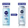 Nivea Мужской гель для душа Pure Impact 500 мл 3-в-1 для тела, лица и волос со свежим ароматом и увлажняющим очищением