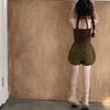 Стильный хлопковый летний комплект для девочек: модная майка без рукавов и шикарные комбинезоны