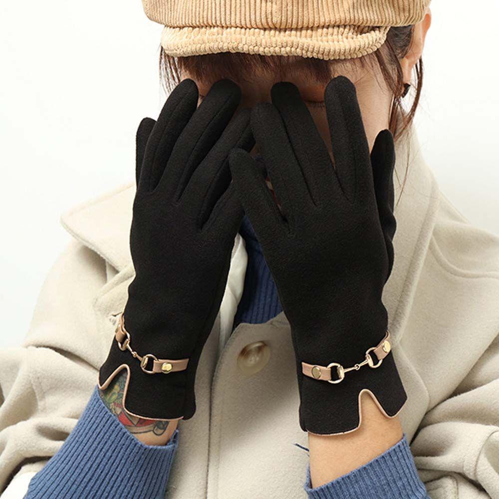 Чистый цвет эластичные женские водительские перчатки немецкие бархатные варежки перчатки женские перчатки