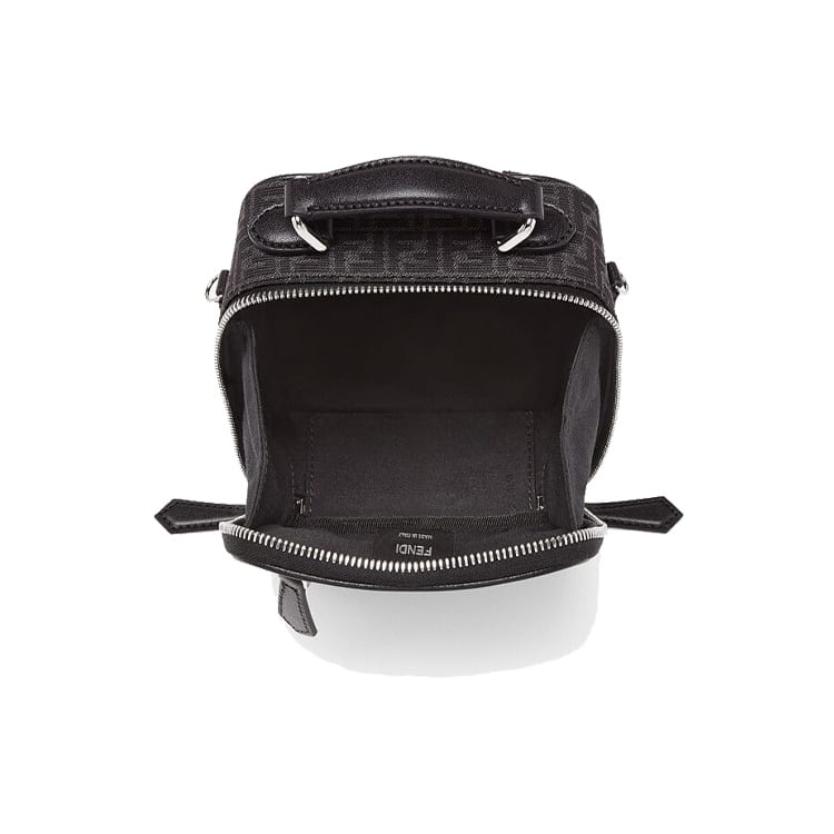 FENDI Polyester Handbag, Shoulder Bag, Crossbody Bag Mini Men's Black Gray 7VA542-AG0N-F0NPN