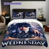 Wednesday New Series Season Bedding 1 Duvet Cover 2 Pillowcase Without Core Christmas Birthday Gift Duvet Cover And Pillowcase